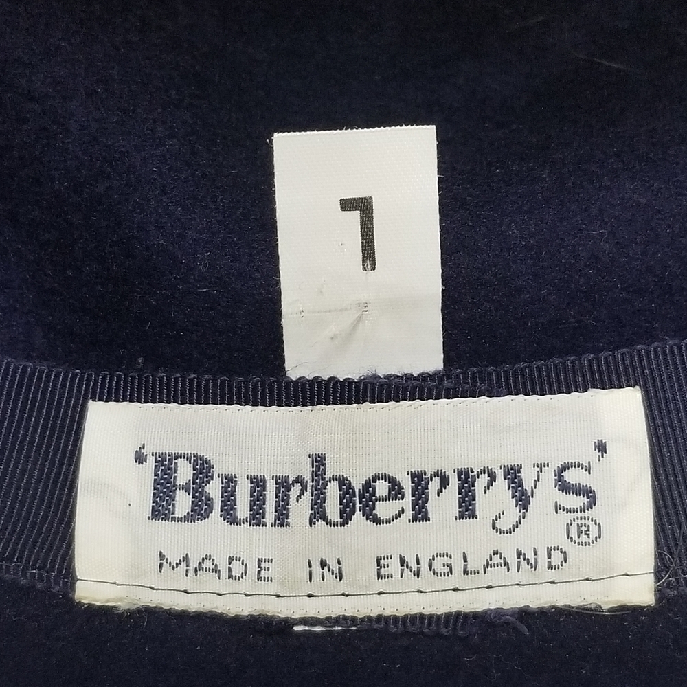 Vintage Auth Burberry felt / check bowler hat. Size Large - Picture 12 of 12
